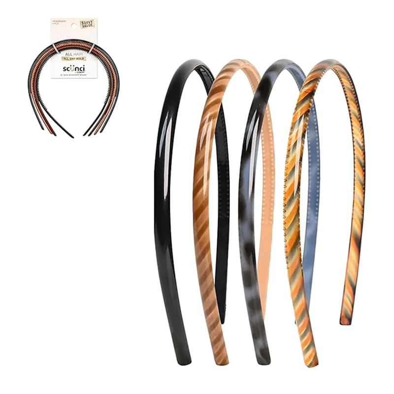 ที่คาดผมพลาสติกพิมพ์ลาย Twist Comfort มีสไตล์ ที่คาดผมพลาสติกพิมพ์ลาย Twist Comfort มีสไตล์